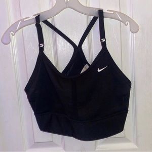 Black Nike sports bra